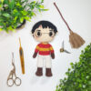 Harry no Quadribol (CHIBI) - Receita de amigurumi fanart - Imagem 3