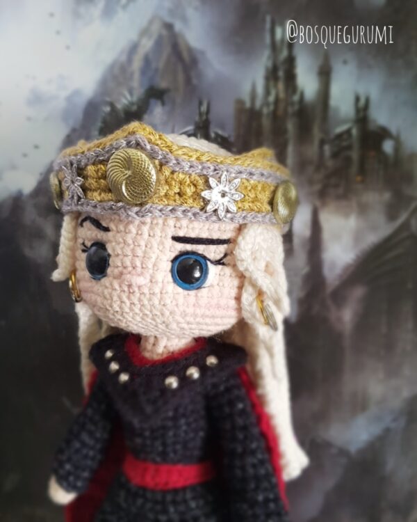 Rhaenyra Targaryen [PT/ENG] receita de amigurumi • amigurumi pattern - Image 6