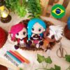 Jinx, Vi e Ekko receitas de amigurumi [Arcane/LOL] Português