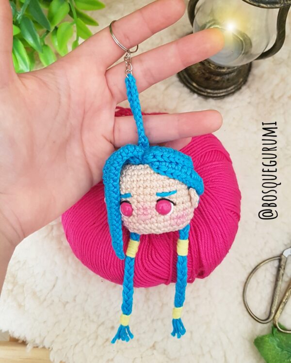 Jinx, Vi e Ekko receitas de amigurumi [Arcane/LOL] Português - Image 16