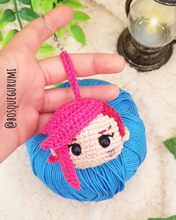 Arcane amigurumi keychains / chaveiros de crochê [PT/ENG] 3 receitas • 3 patterns - Image 6