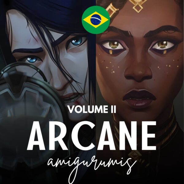 Arcane/LOL receitas de amigurumi: Caitlyn, Mel+ [Volume 2] Português