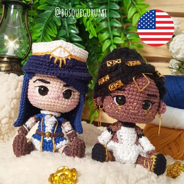 Arcane/LOL amigurumi patterns: Caitlyn, Mel+ [Volume 2] ENGLISH