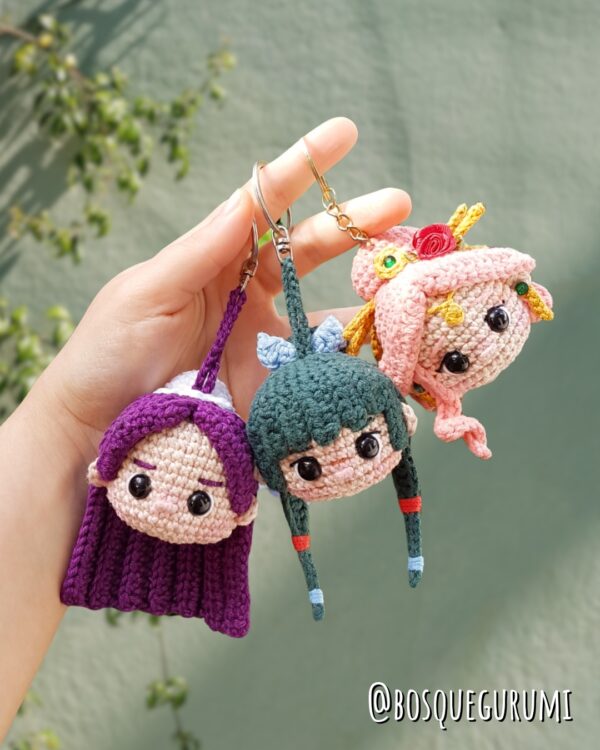 Apothecary Diaries amigurumi keychains / chaveiros de crochê [PT/ENG] - Imagem 5