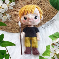 Peeta Mellark amigurumi pattern / receita de amigurumi [PT/English]