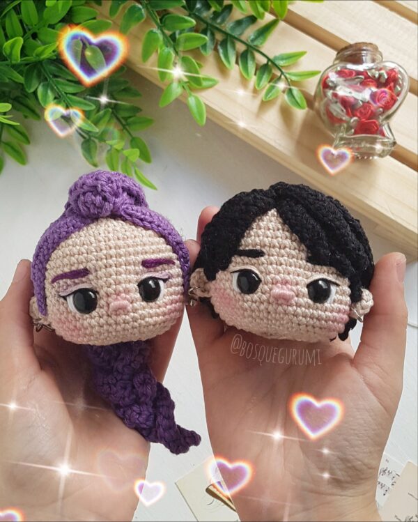 Jinu amigurumi pattern / receita de amigurumi [PT/English] Kpop Demon Hunters - Imagem 4