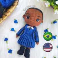Bianca Barclay [PT/ENG] receita amigurumi • amigurumi pattern • Wednesday series