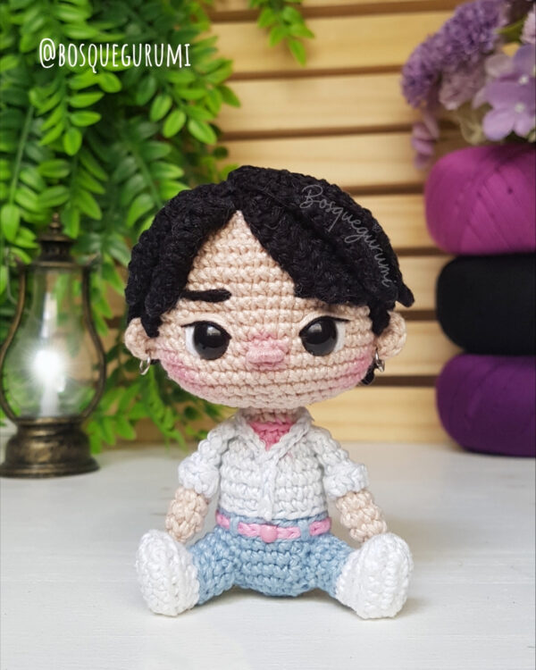 KPop Demon Hunters amigurumi patterns: Rumi, Mira, Zoey, Jinu [ENGLISH] - Imagem 6