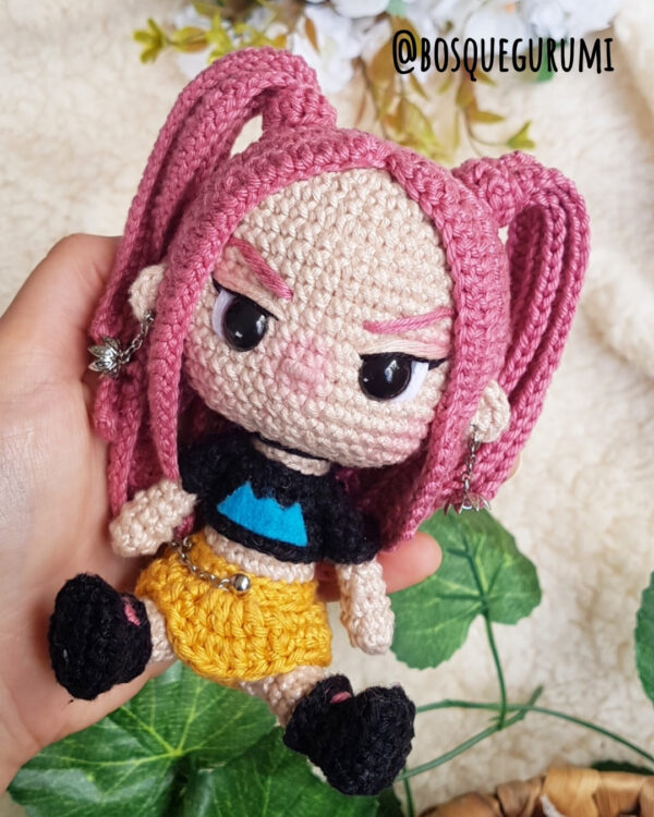 KPop Demon Hunters amigurumi patterns: Rumi, Mira, Zoey, Jinu [ENGLISH] - Imagem 5
