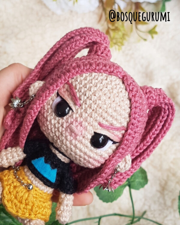 KPop Demon Hunters amigurumi patterns: Rumi, Mira, Zoey, Jinu [ENGLISH] - Imagem 11