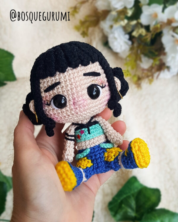 KPop Demon Hunters amigurumi patterns: Rumi, Mira, Zoey, Jinu [ENGLISH] - Imagem 4