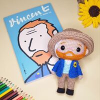 Vincent van Gogh amigurumi pattern / receita de amigurumi [PT/English]