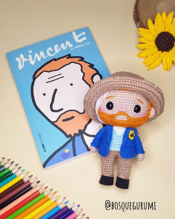 Vincent van Gogh amigurumi pattern / receita de amigurumi [PT/English]