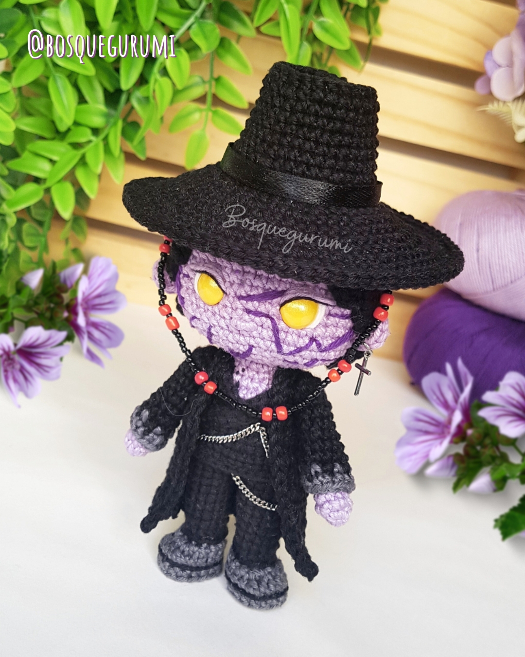 demon jinu crochet pattern