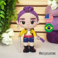 Rumi amigurumi pattern / receita de amigurumi [PT/English] Kpop Demon Hunters