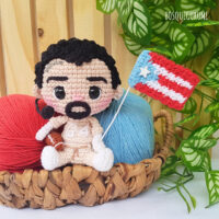 Bad Bunny amigurumi pattern / receita (English/Português) Super Tazón