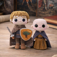 Dunk & Egg amigurumi patterns / receitas de amigurumi (English/Português)