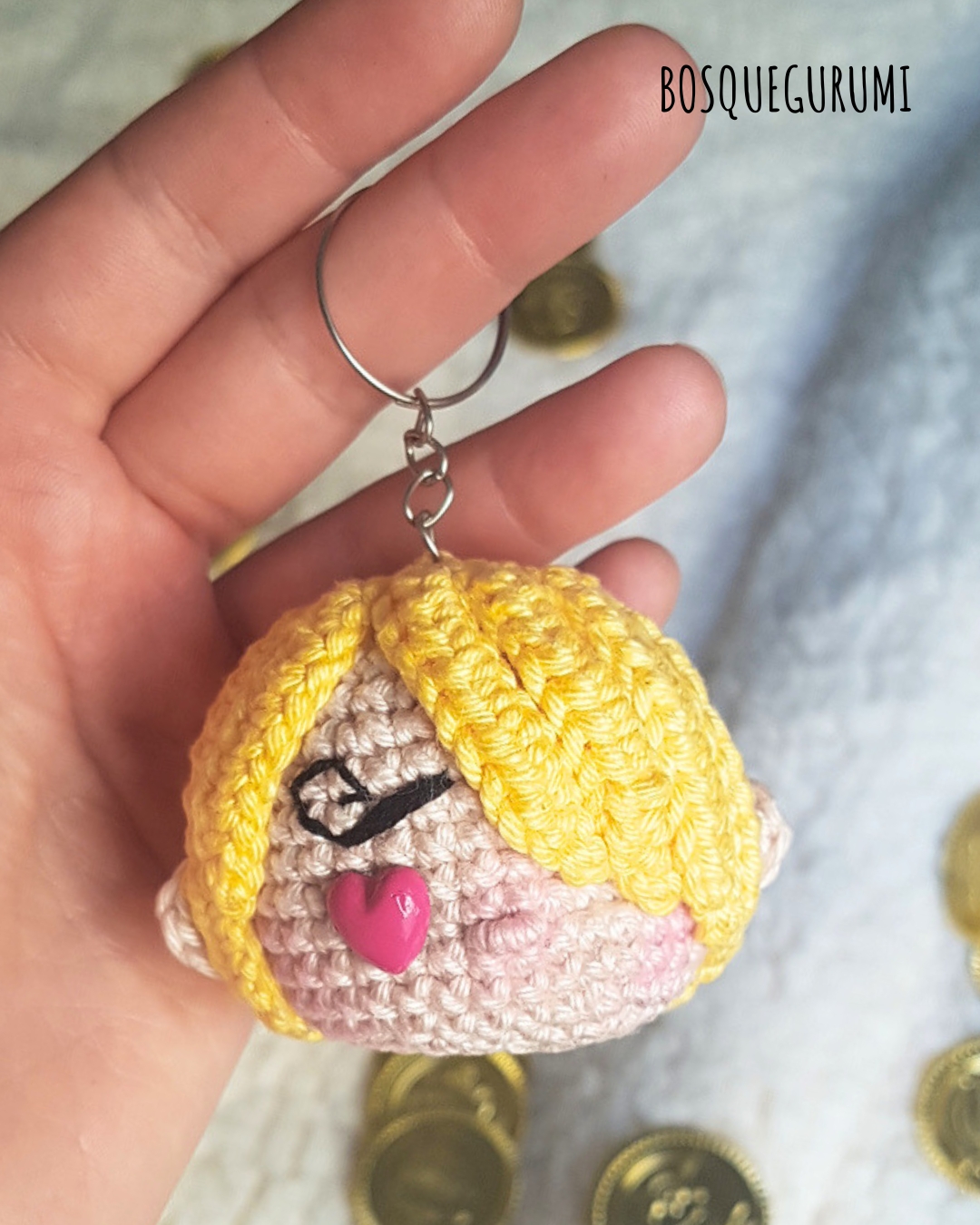 One Piece amigurumi keychains / chaveiros de crochê (English/Português) - Imagem 7