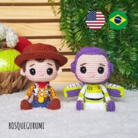 Toy Story amigurumi patterns / receitas de amigurumis (English/Português)