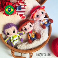 Toy Story amigurumi patterns / receitas de amigurumis (English/Português)
