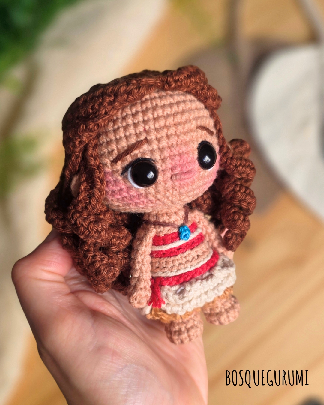 Moana amigurumi patterns / receitas de amigurumis (English/Português) Moana, Pua, Heihei - Imagem 3