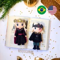 Rainha/Queen Rhaenyra Targaryen amigurumi & Aegon II (English/Português) HODT crochet pattern