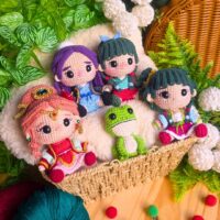 The Apothecary Diaries amigurumis (English/Português) Maomao, Jinshi, Gyokuyou