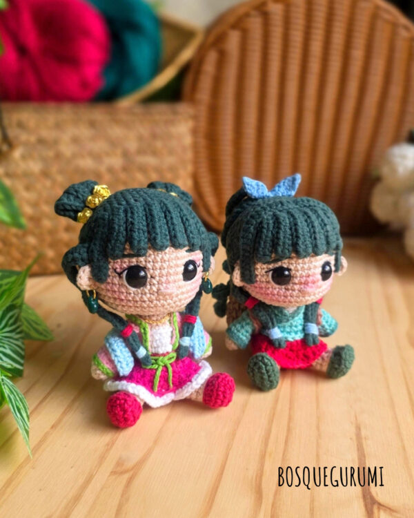 Maomao amigurumis The Apothecary Diaries